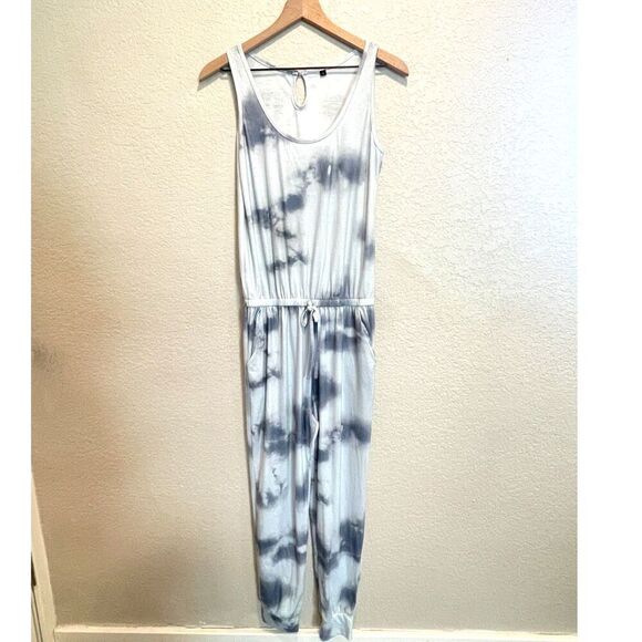 Tie Dyed Sleeveless Jumpsuit Size Small - Picture 1 of 4